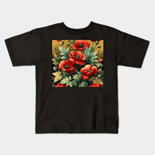 Poppy Flower Kids T-Shirt